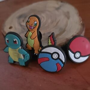 Pokemon Croc Charms Set